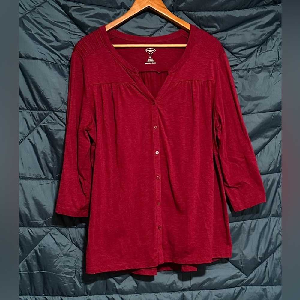 St. John's Bay Women’s Button-Down Shirt